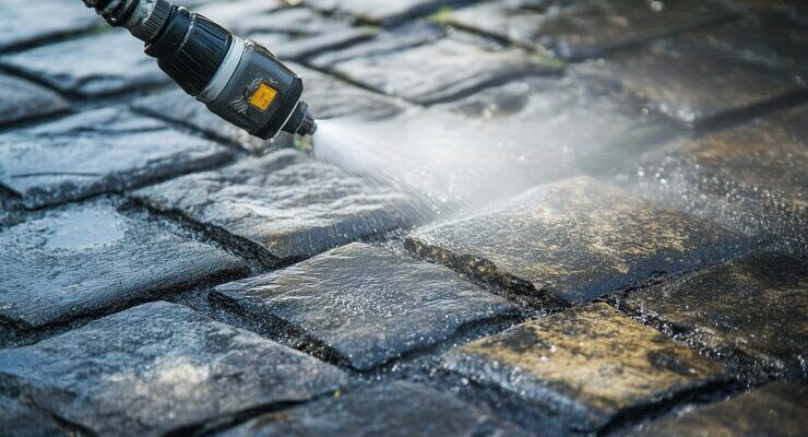 Paver sealing and exterior cleaning